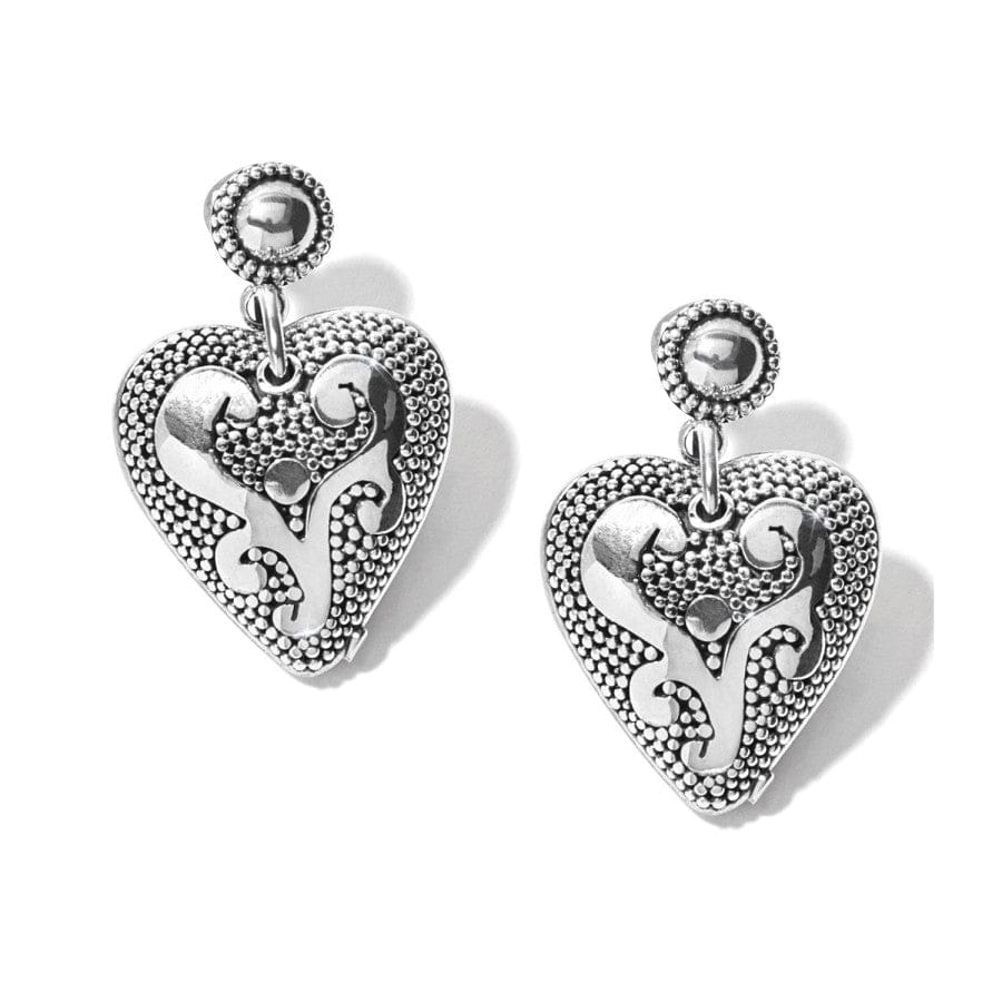 Bali South Sea Drop Post Earrings silver 2