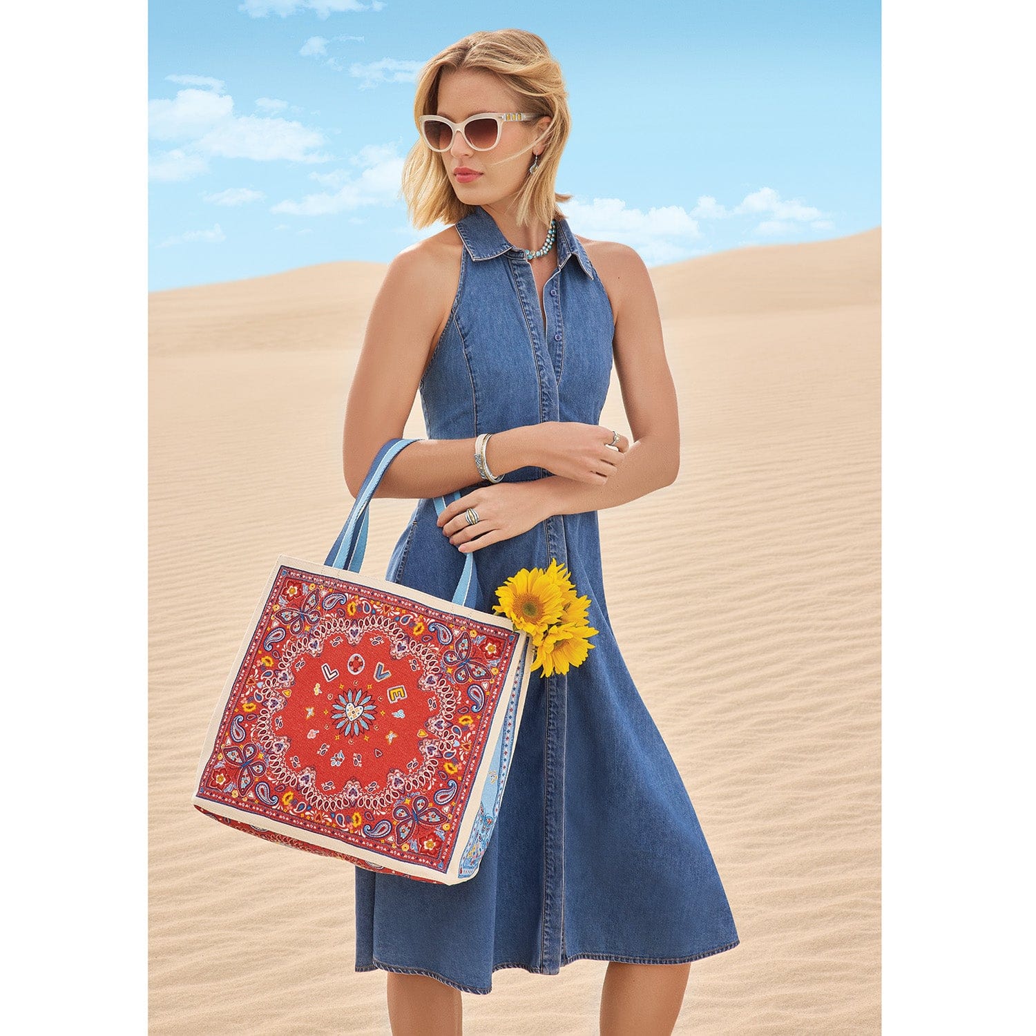 Bandana Love Tote multi 6