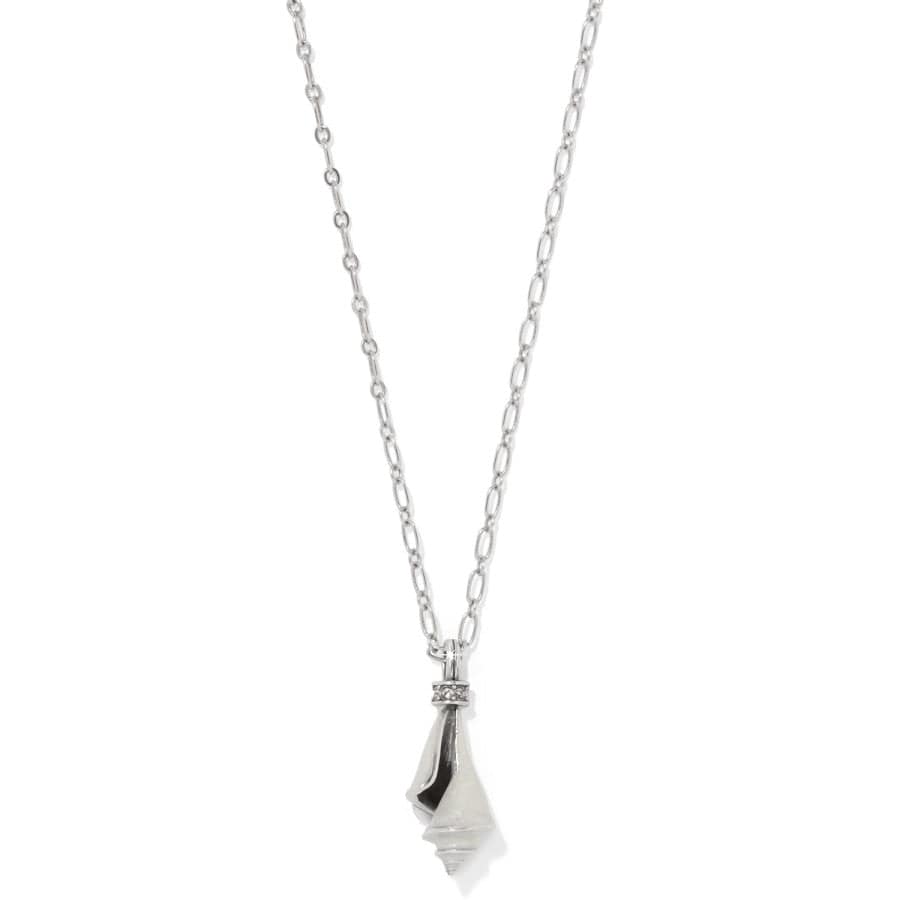 Beachcomber Shell Necklace silver 1