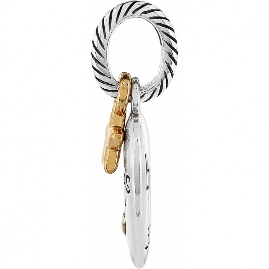 Believe Charm silver-gold 2