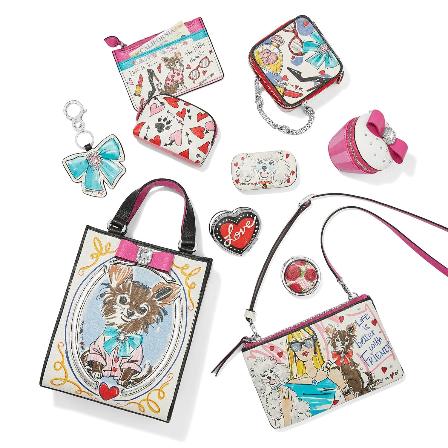 Best Friends Furever Card Coin Case - Brighton