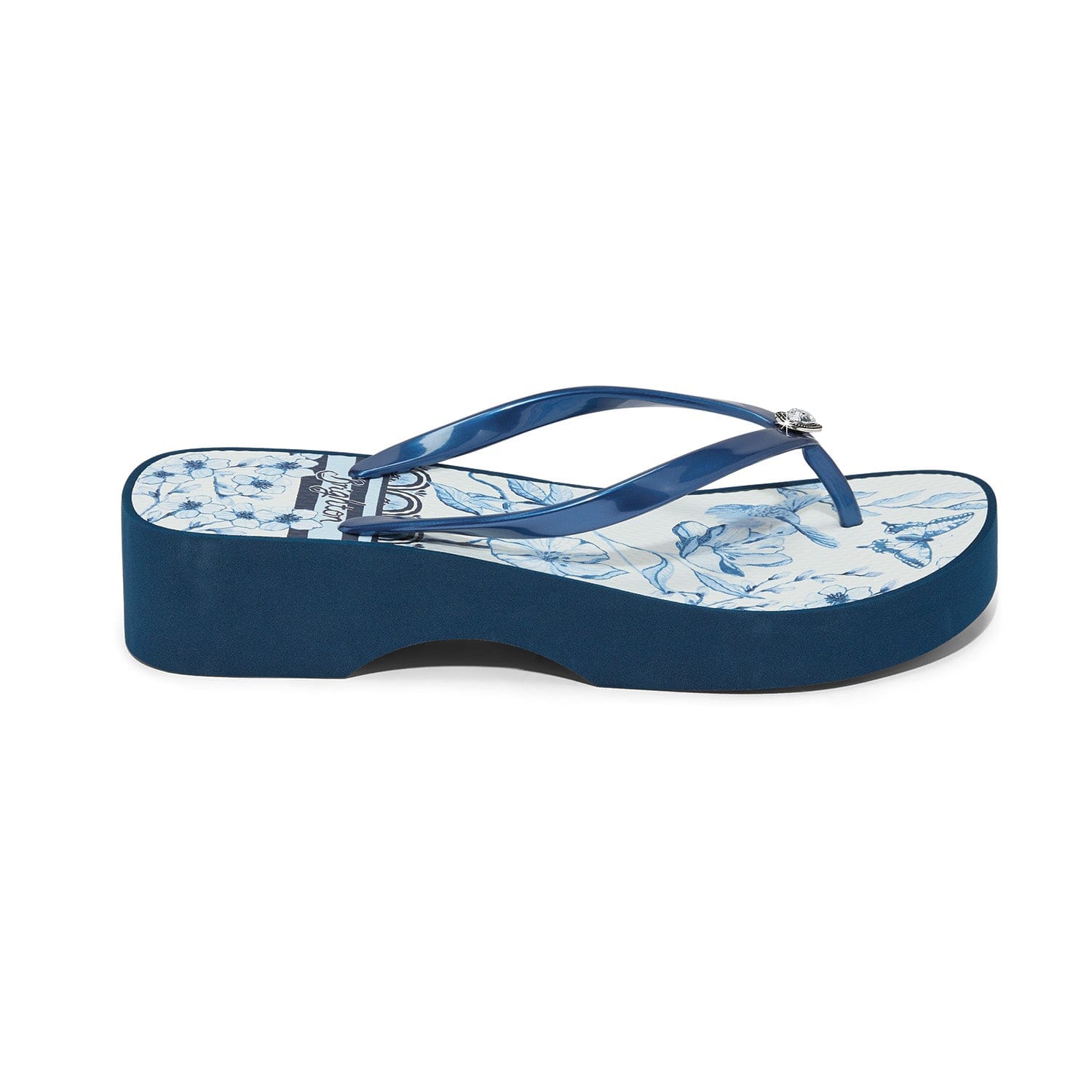 Birdie Platform Flip Flops blue 4