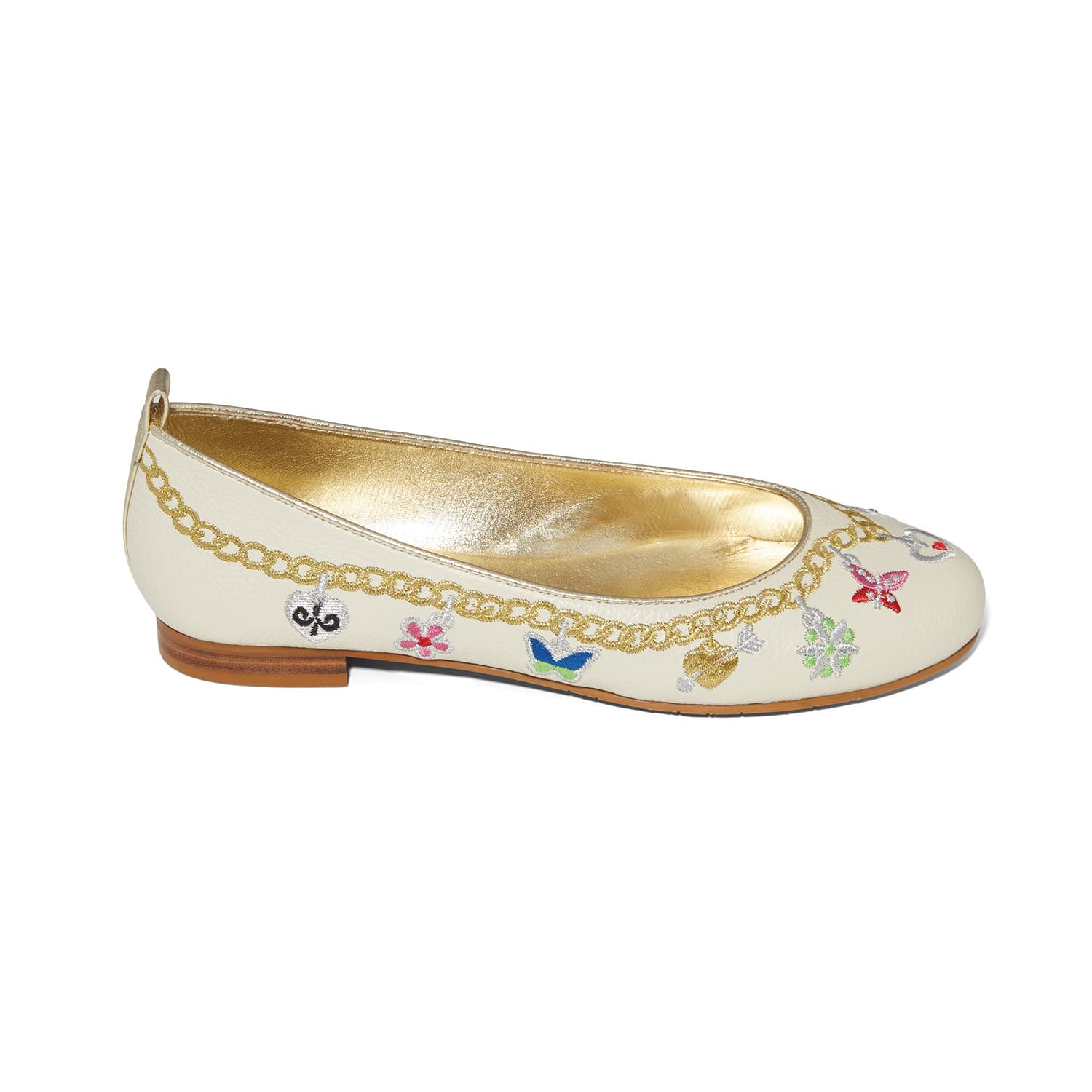 Blair Charm Embroidered Ballerina white 3