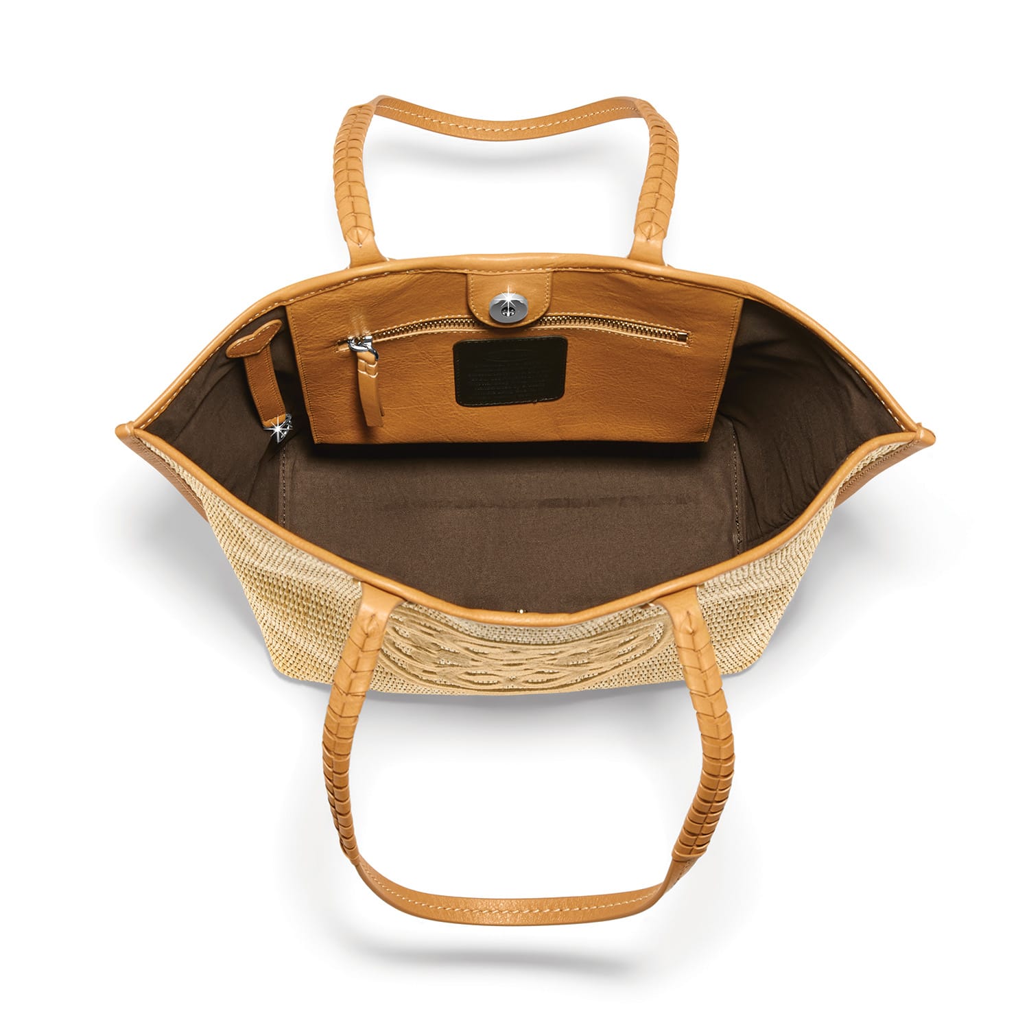 Blonde Bruna Large Straw Tote blonde 2
