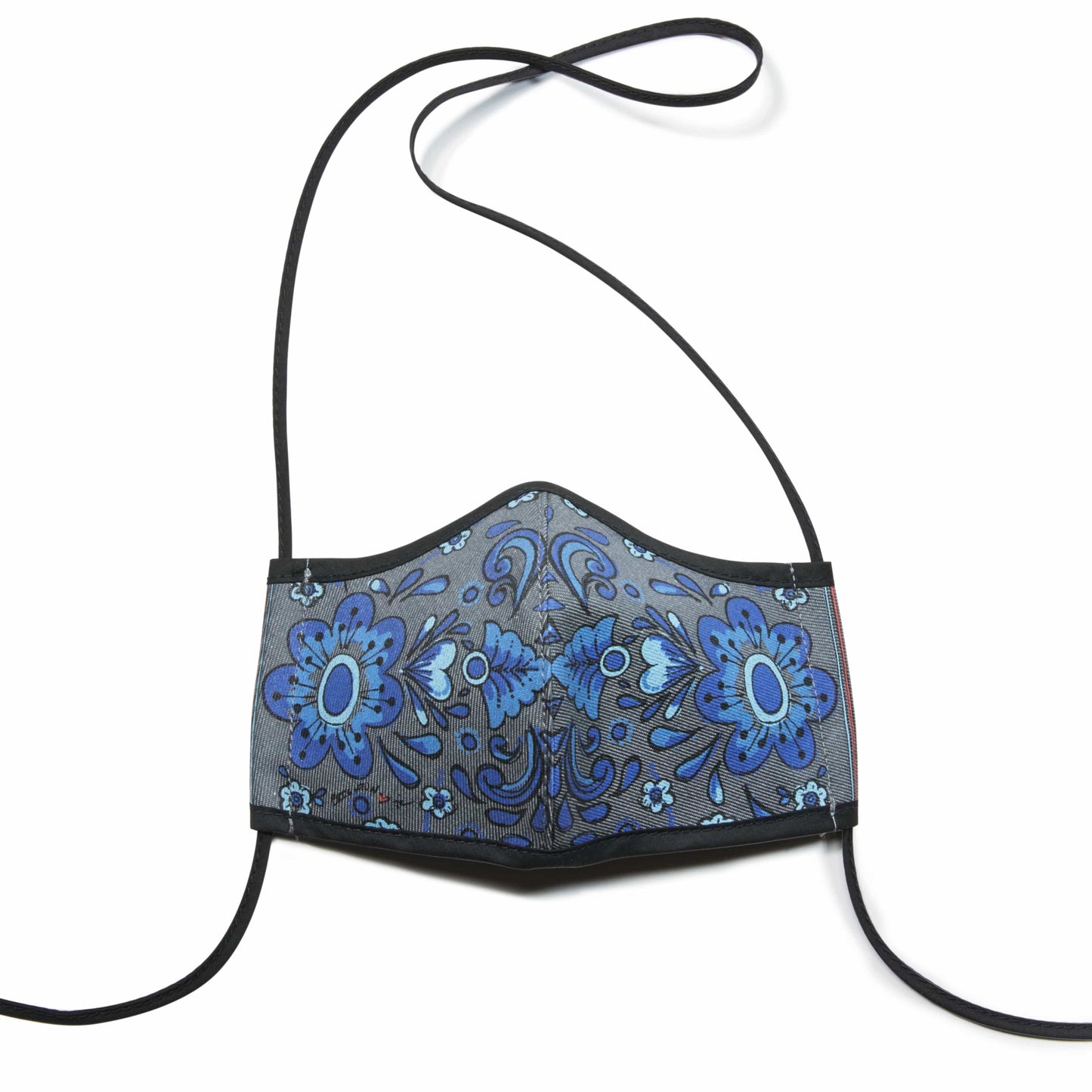 Blue Floral Face Mask (2 pack)