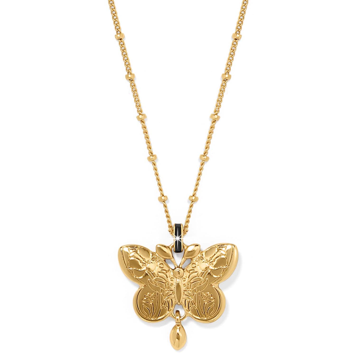 Botanique Butterfly Pendant Necklace gold-multi 2