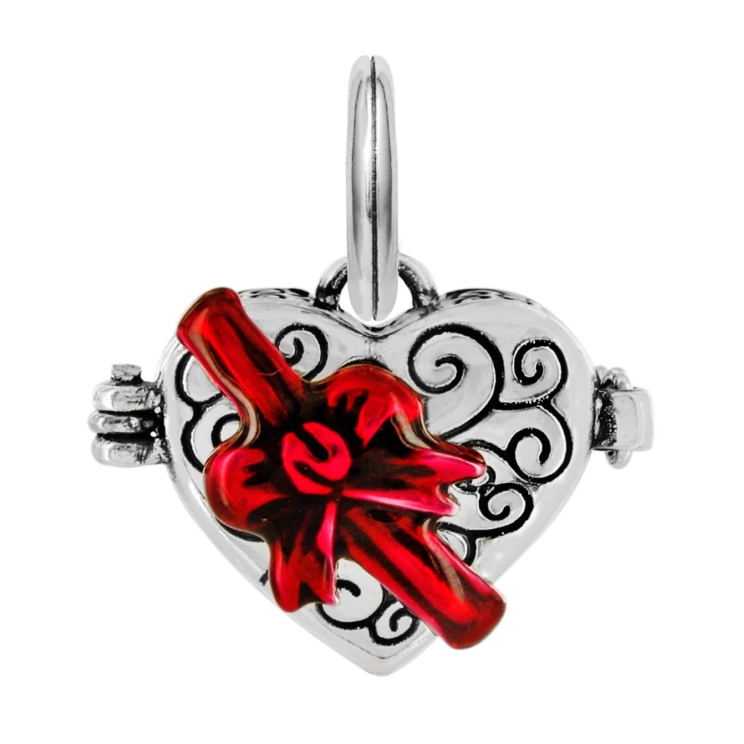 Box Of Chocolates Charm silver-red 1
