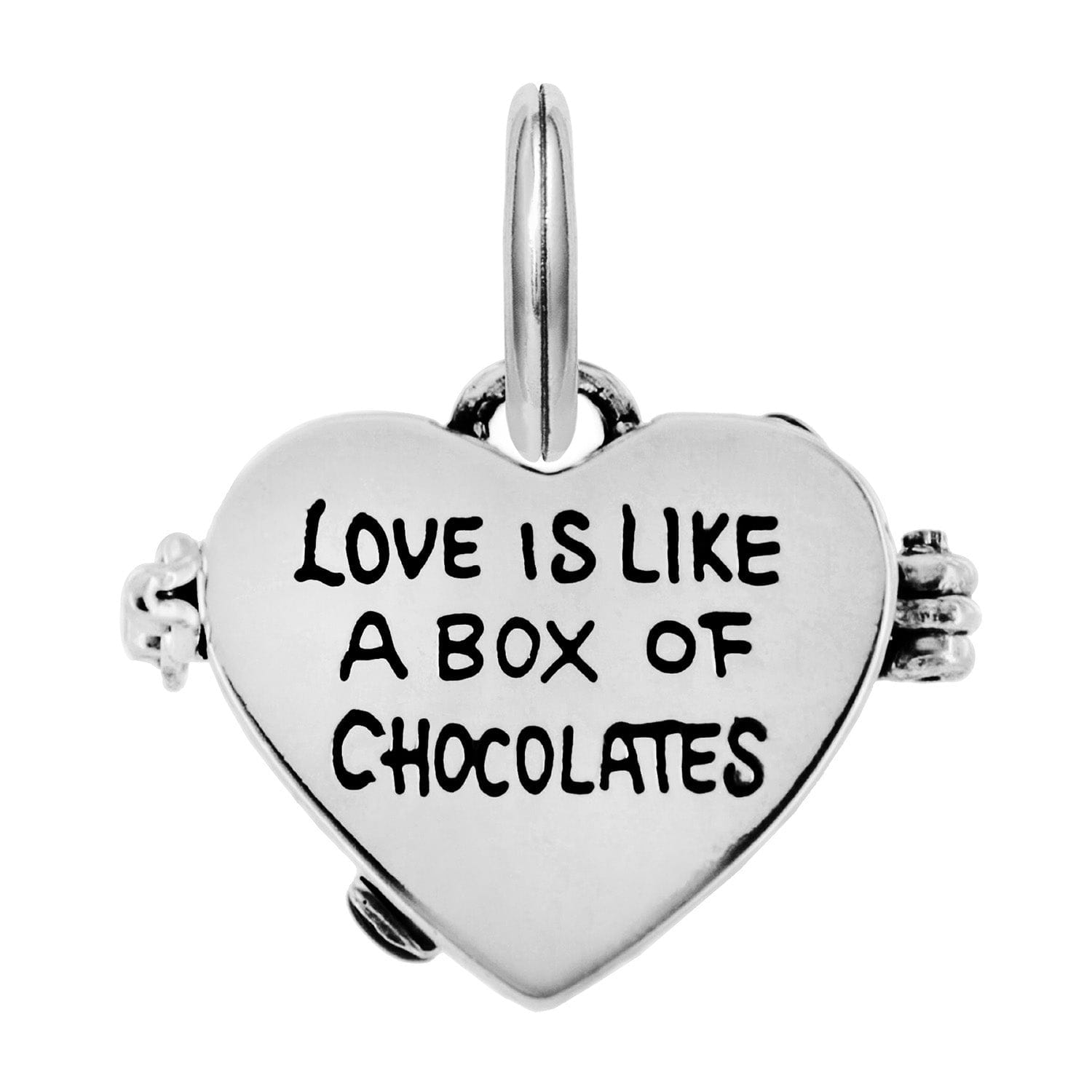 Box Of Chocolates Charm silver-red 2