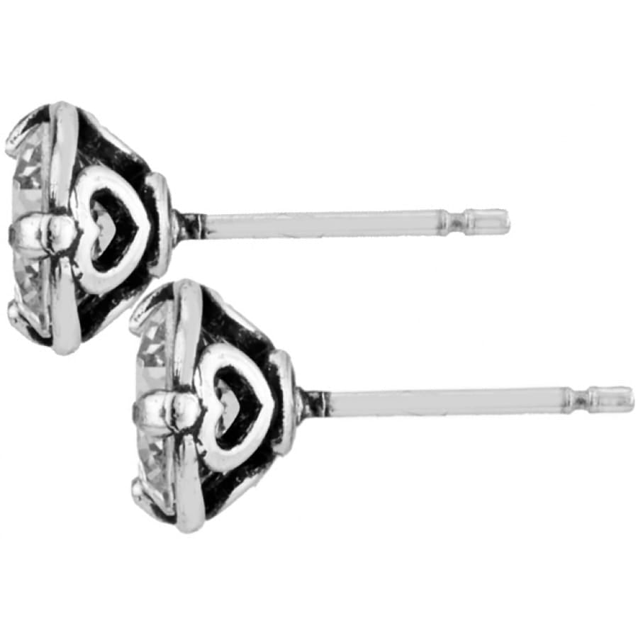 Brilliance 7MM Post Earrings silver 2
