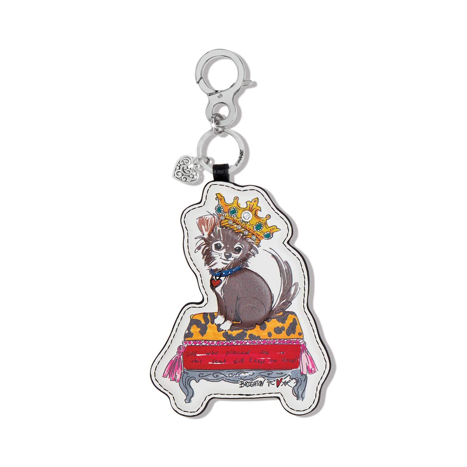 California Dreaming Dog Handbag Fob Charm multi 1