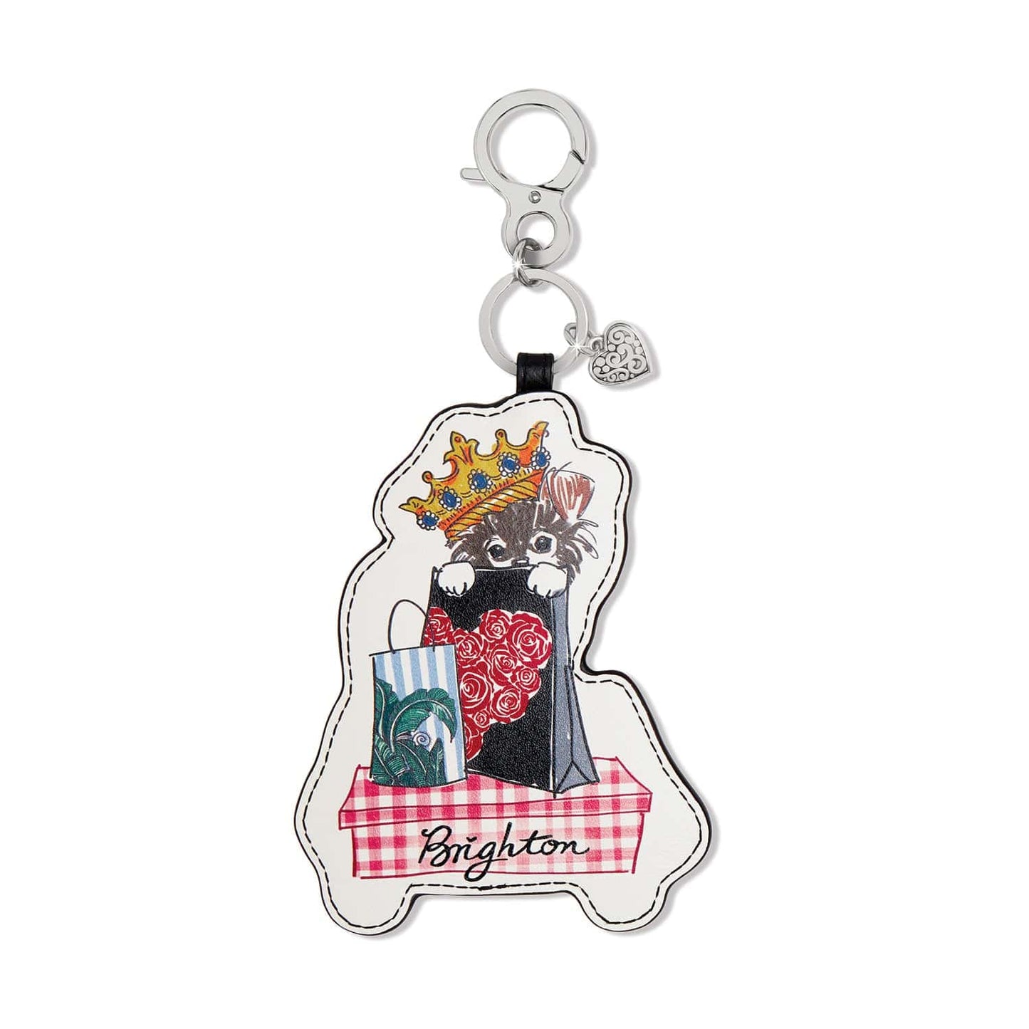 California Dreaming Dog Handbag Fob Charm