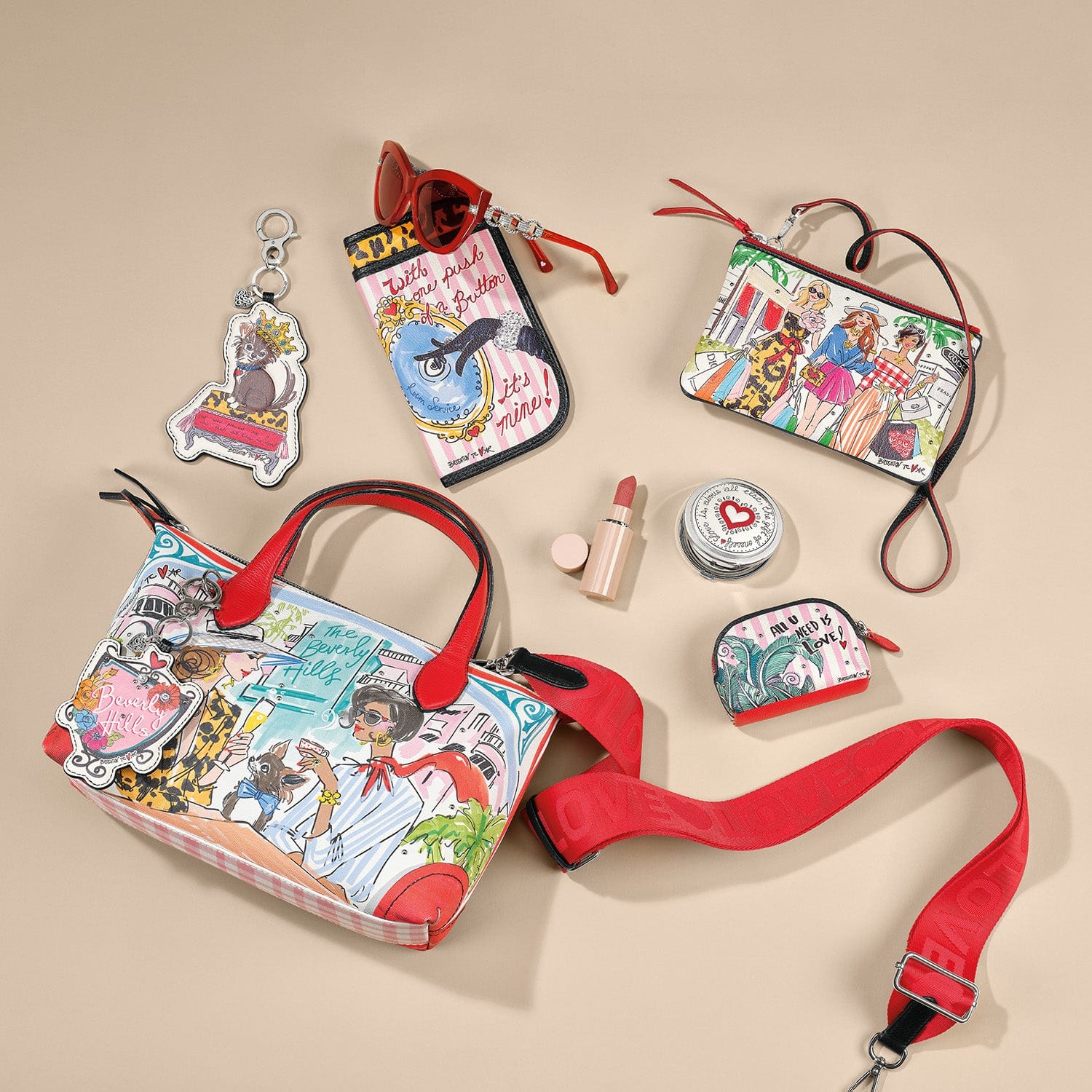 California Dreaming Eyeglass Case multi 3