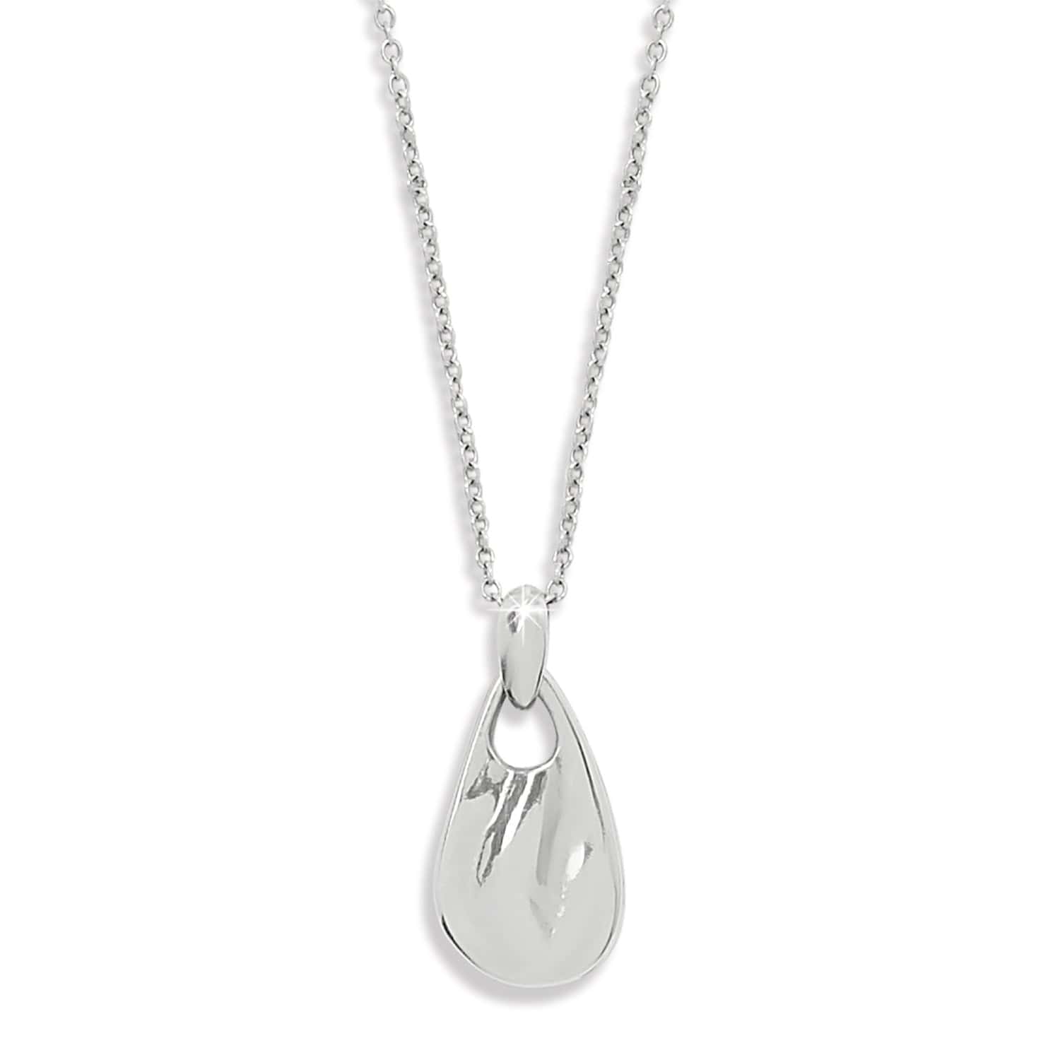 Cascade Drop Petite Necklace silver 2