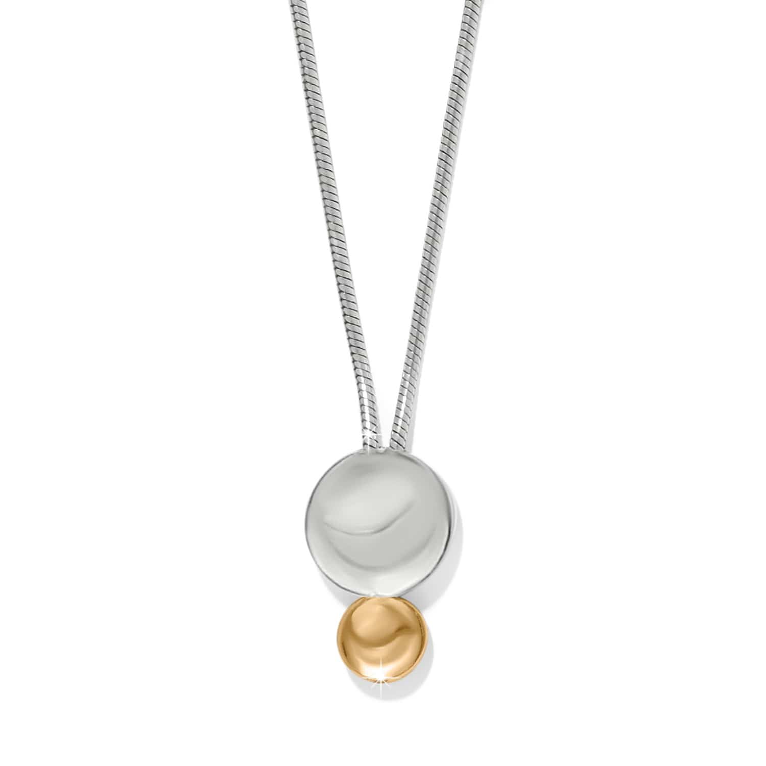 Cascade Drops Necklace silver-gold 1