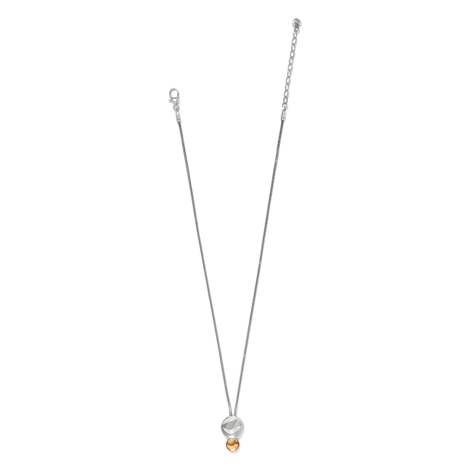 Cascade Drops Necklace silver-gold 2