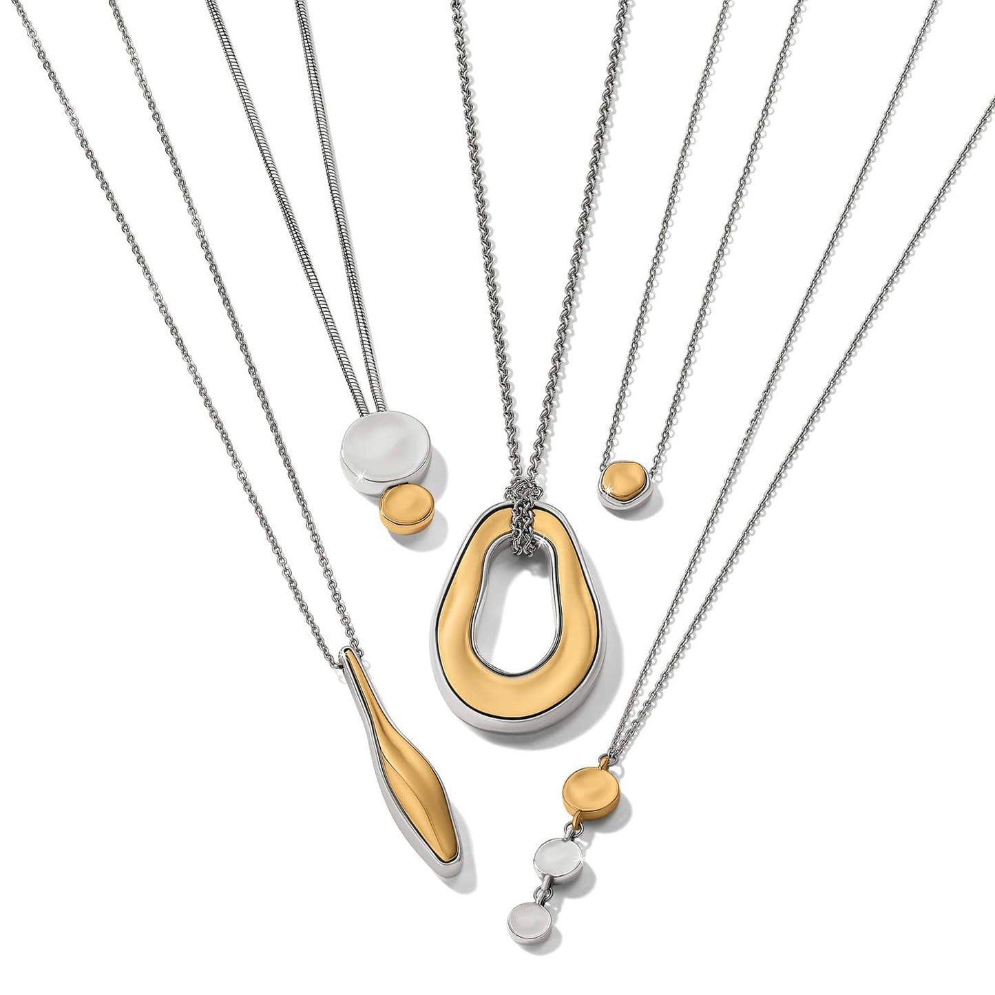 Cascade Drops Trio Necklace - Brighton