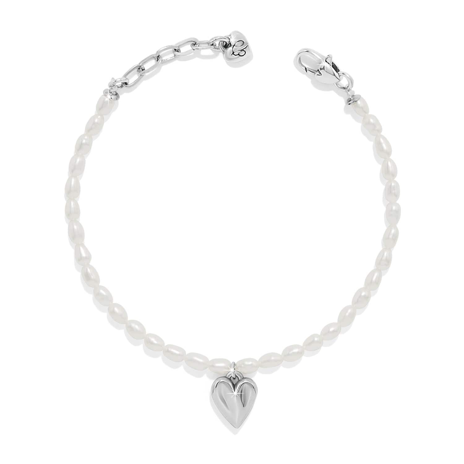 Cascade Embrace Pearl Heart Bracelet gold-pearl 2