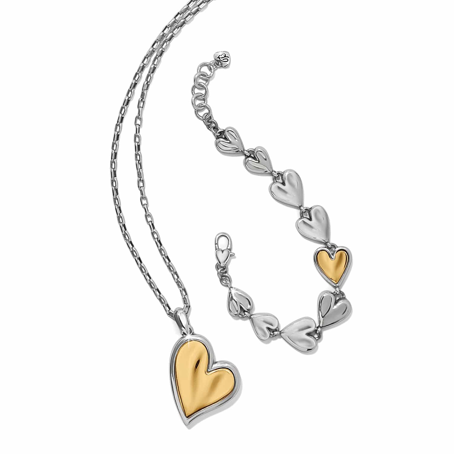 Cascade Heart Gift Set silver-gold 1
