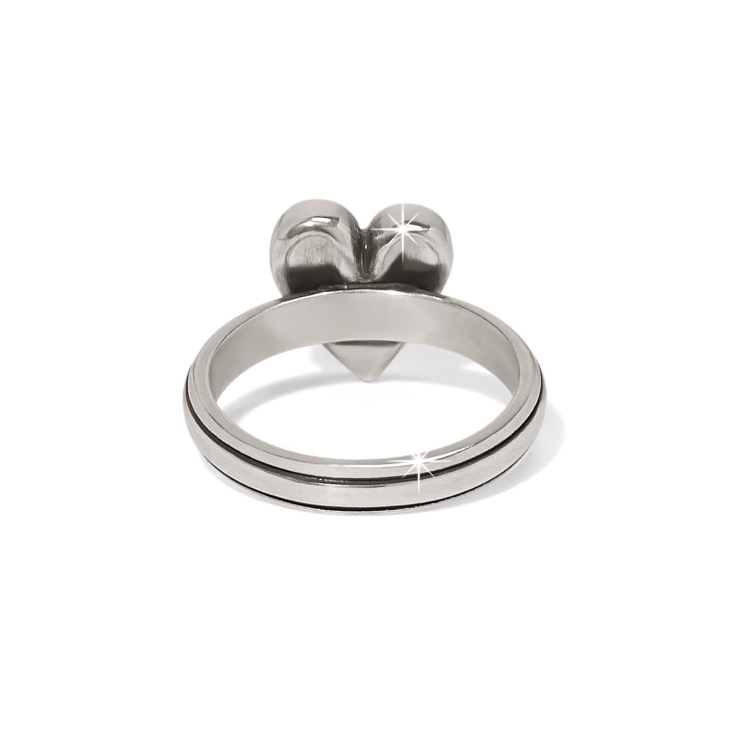 Cascade Heart Ring silver-gold 2