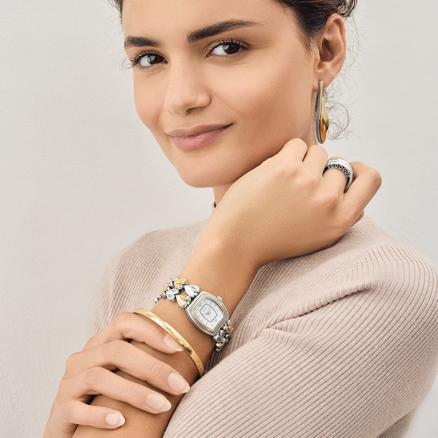 Cascade Heart Watch silver-gold 5