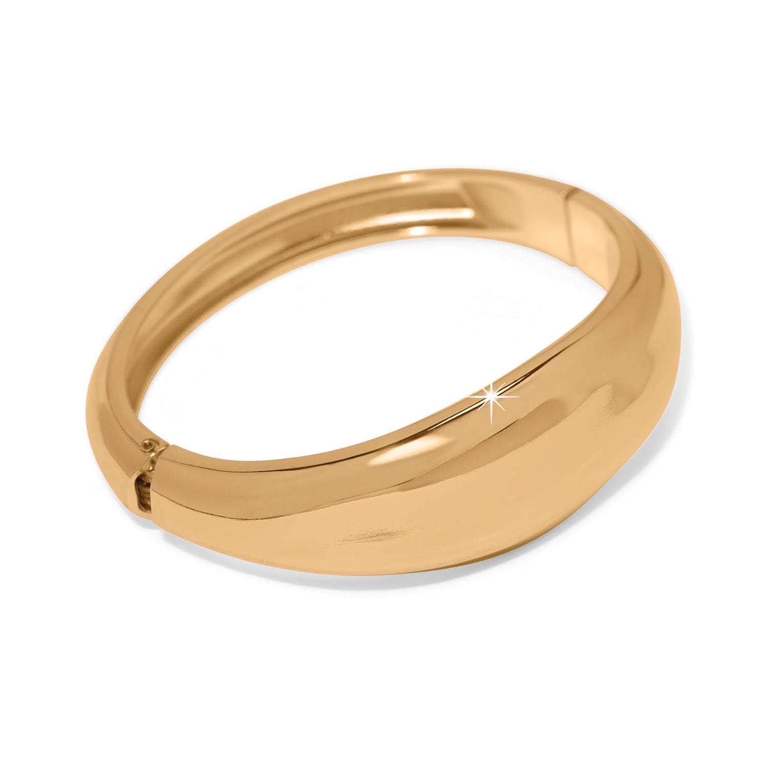 Cascade Lumina Hinged Bangle gold 6