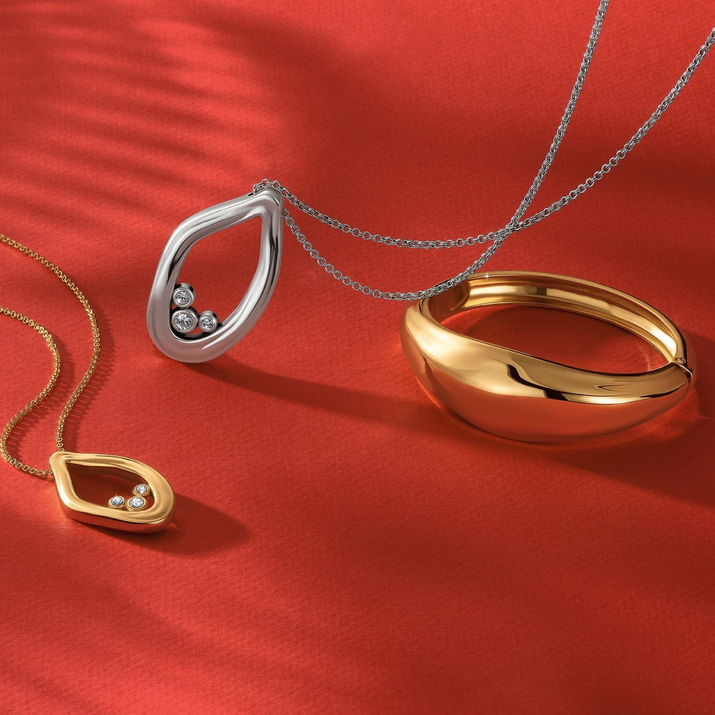 Cascade Lumina Hinged Bangle