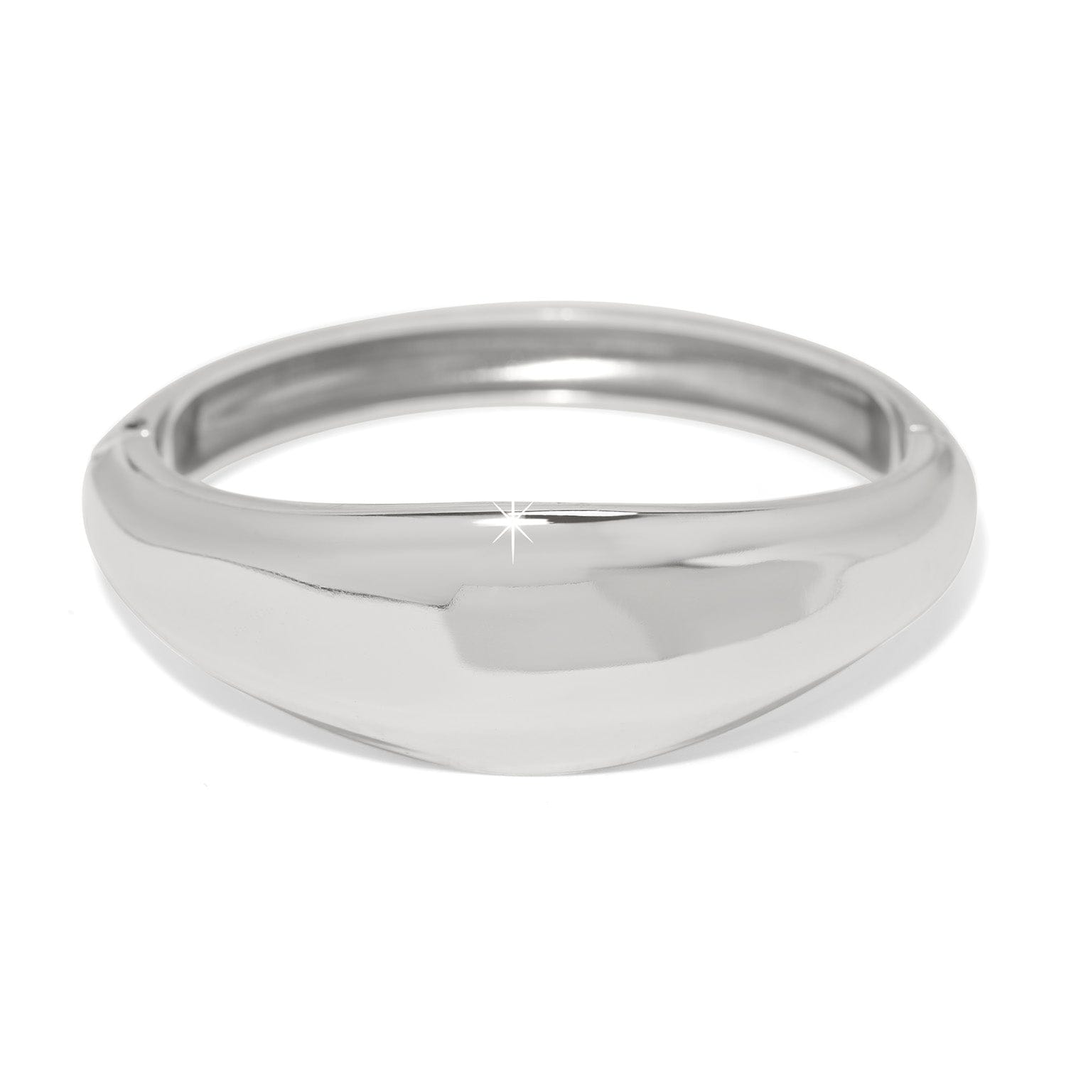 Cascade Lumina Hinged Bangle silver 2