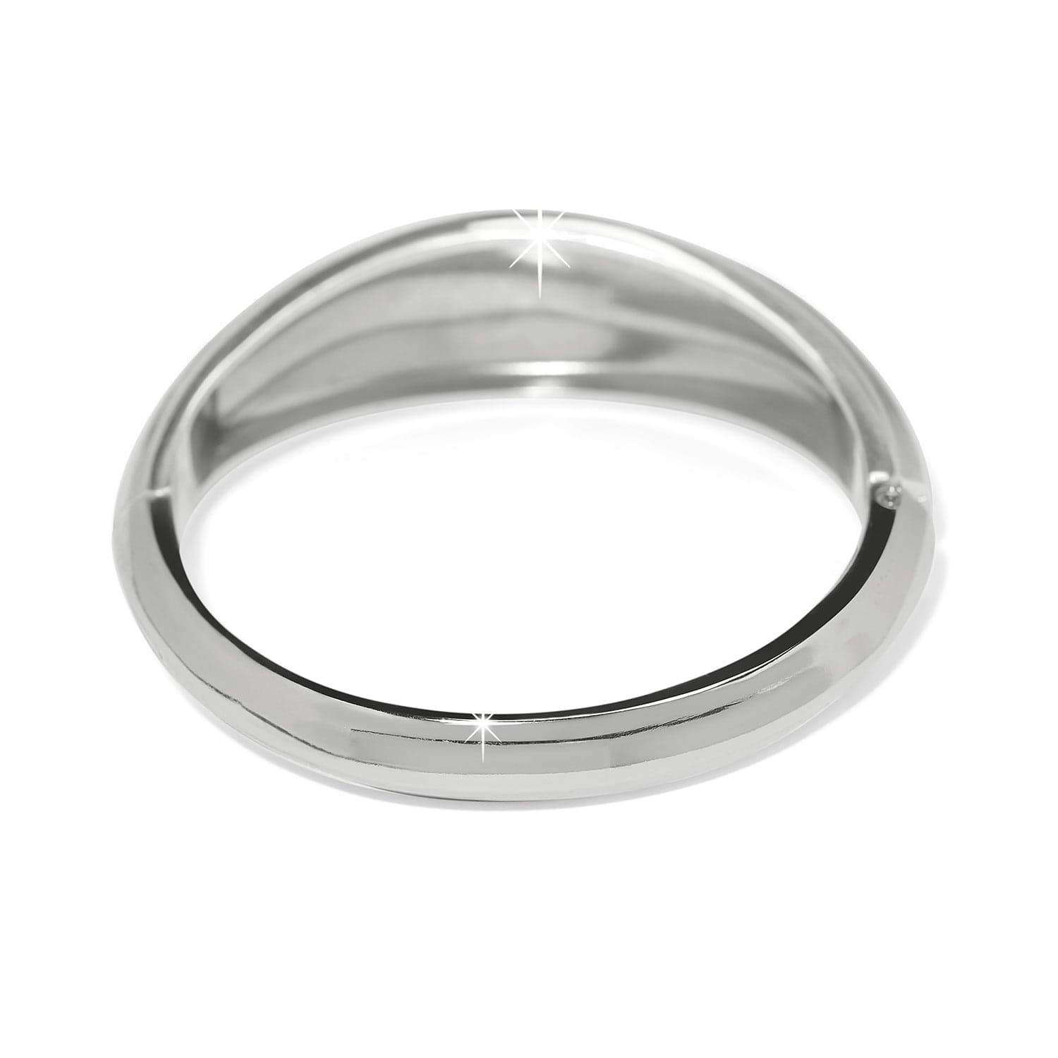 Cascade Lumina Hinged Bangle silver 3