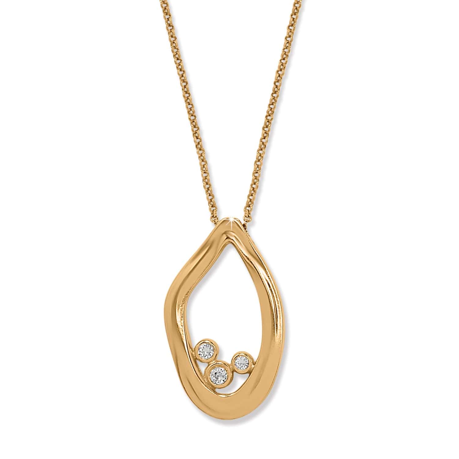 Cascade Lumina Necklace gold 1