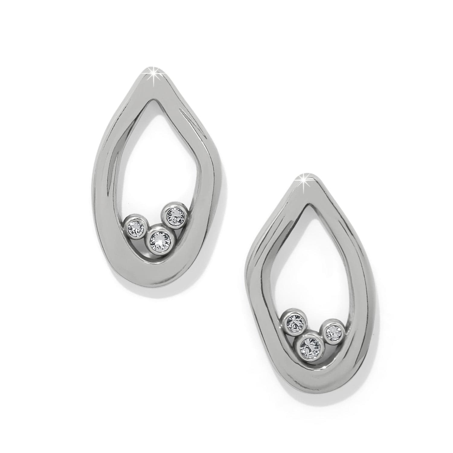 Cascade Lumina Post Earrings silver 1