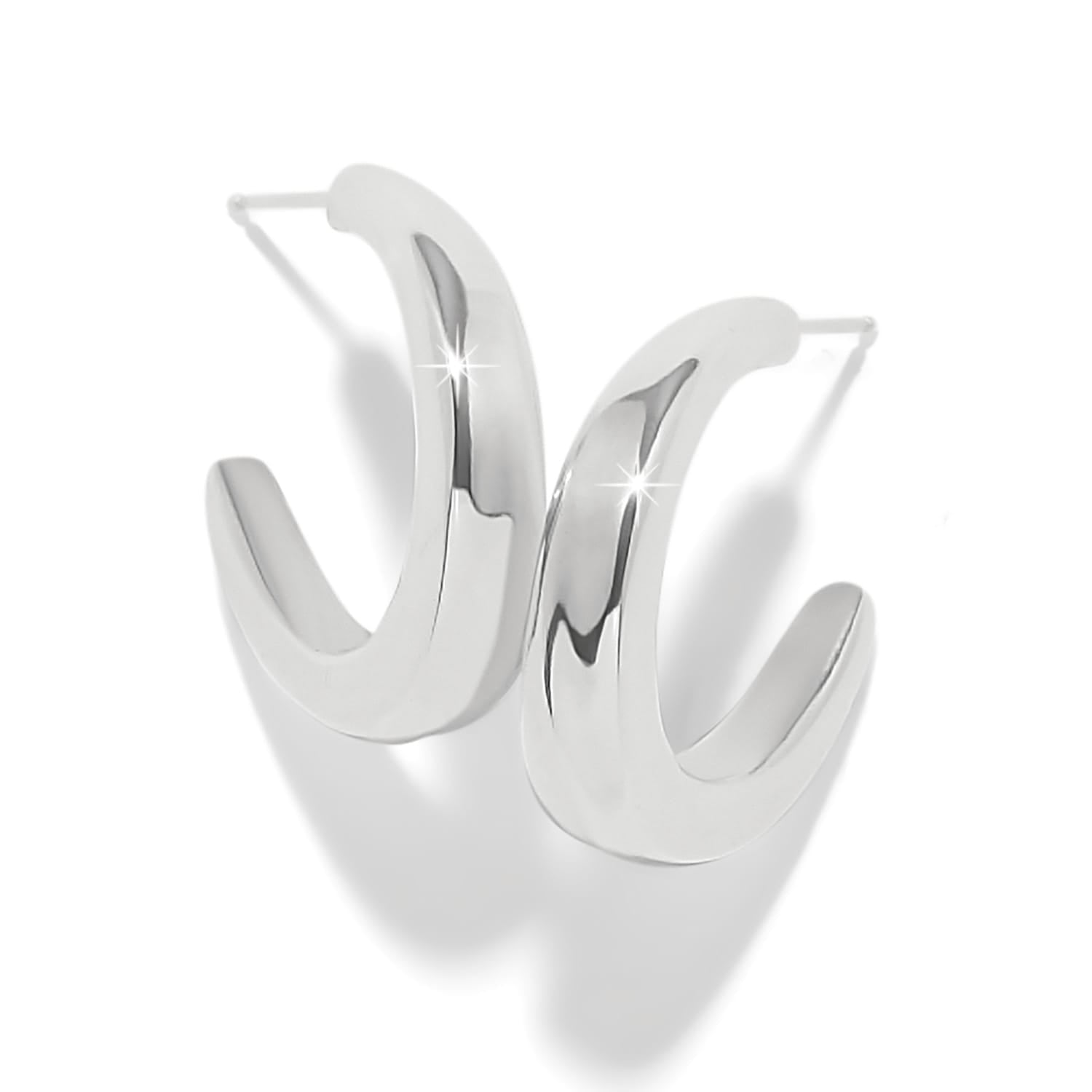 Cascade Rio Hoop Earrings silver 1