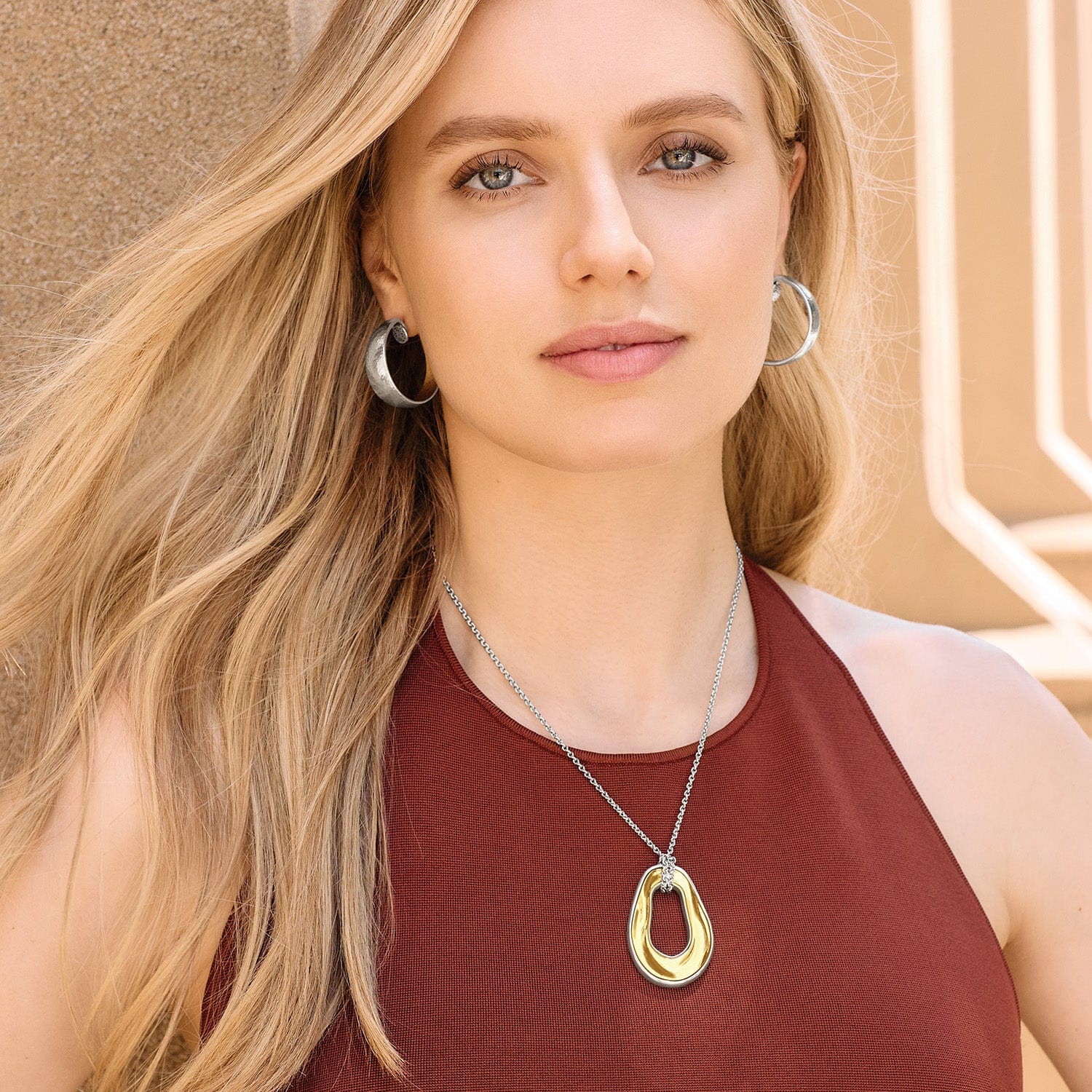Cascade Rio Necklace silver-gold 4