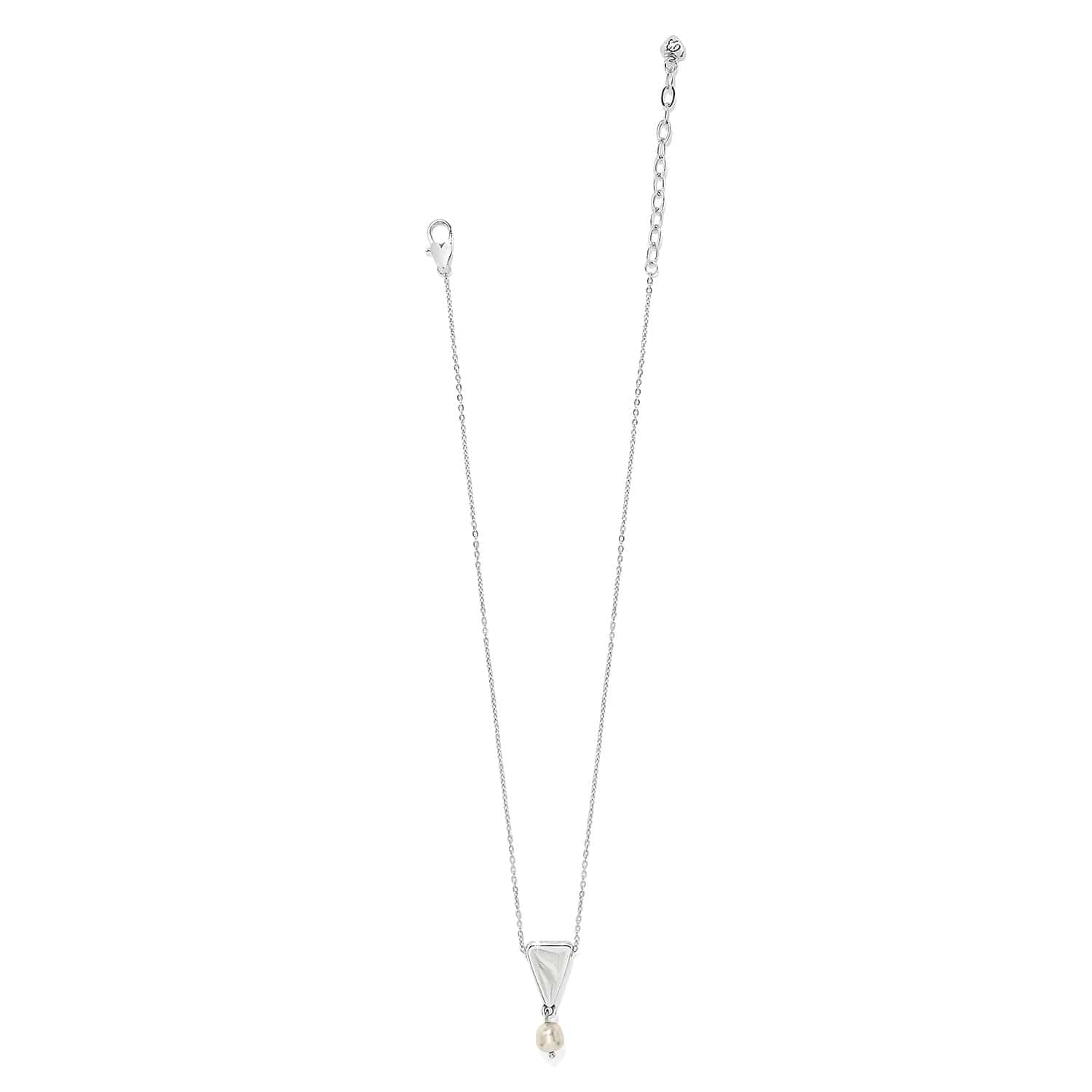 Cascade Tresa Pearl Drop Necklace silver-pearl 2