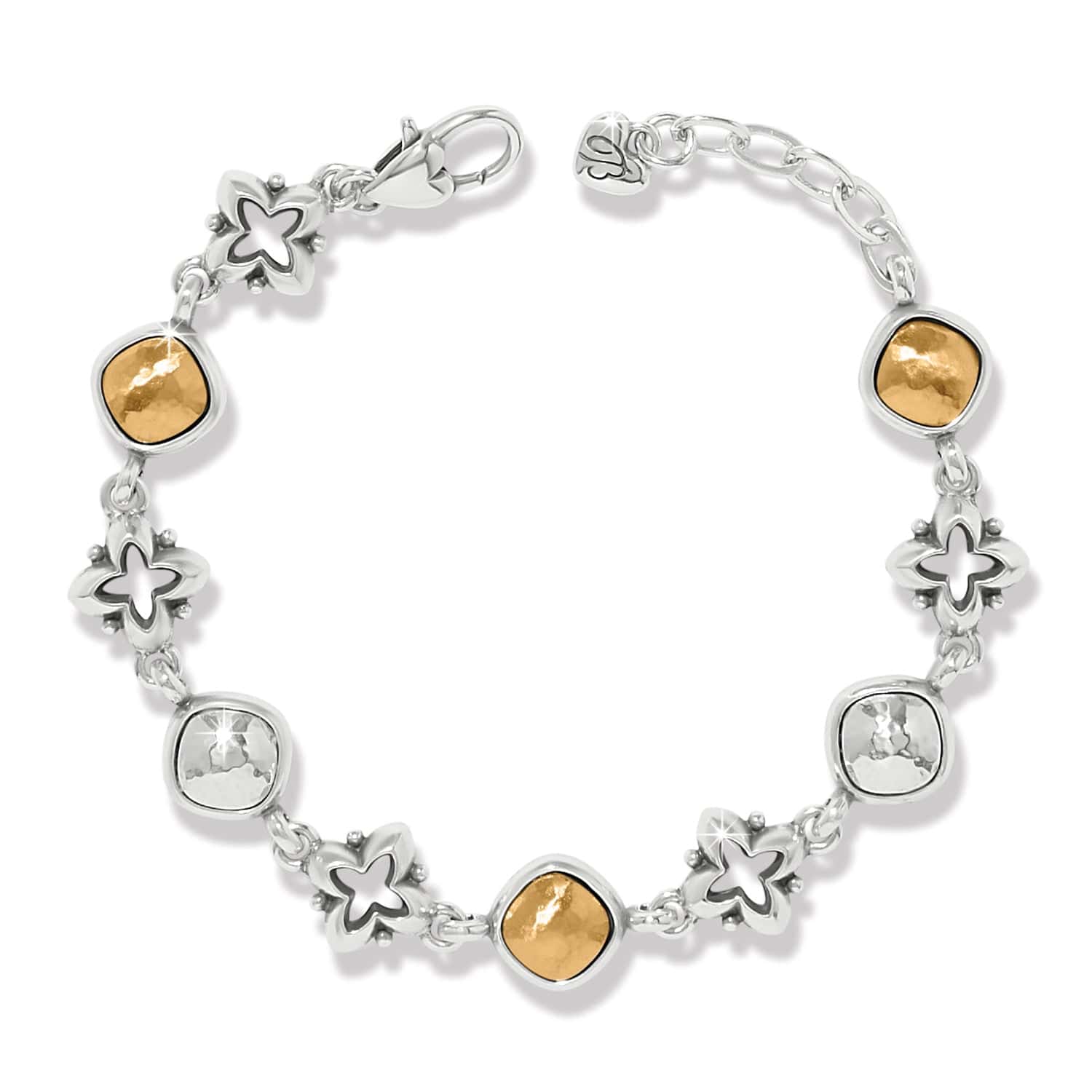 Cathedral Bracelet silver-brushed-gold 1