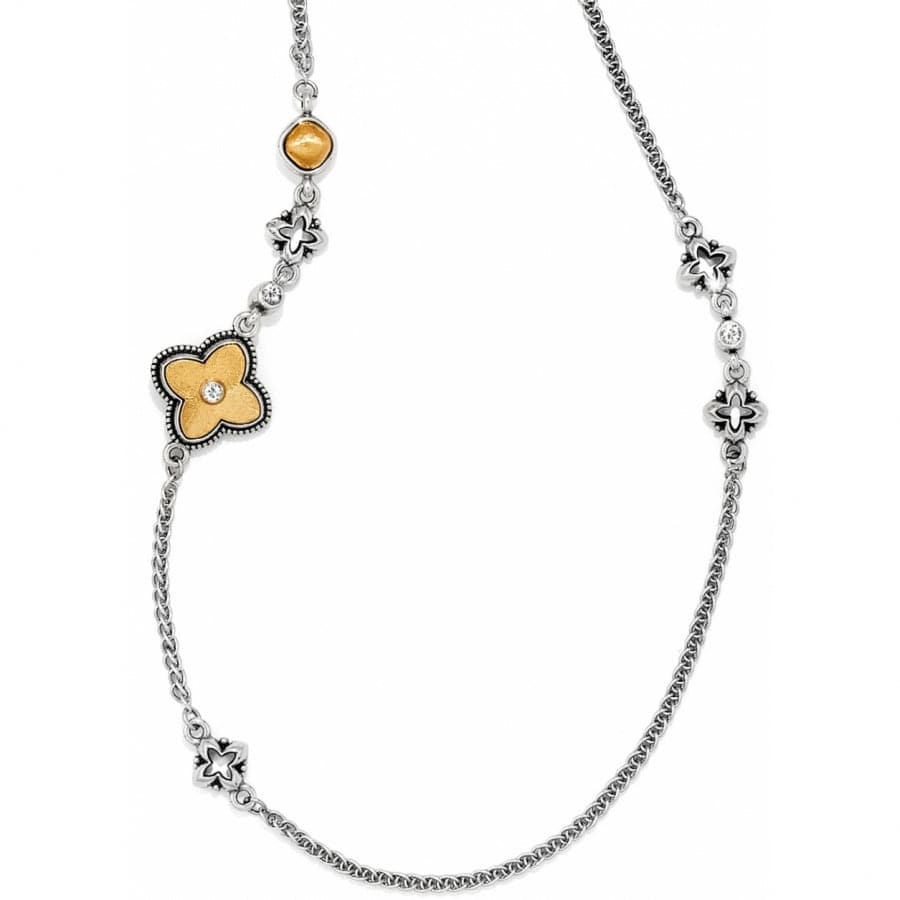 Cathedral Long Necklace silver-gold 2