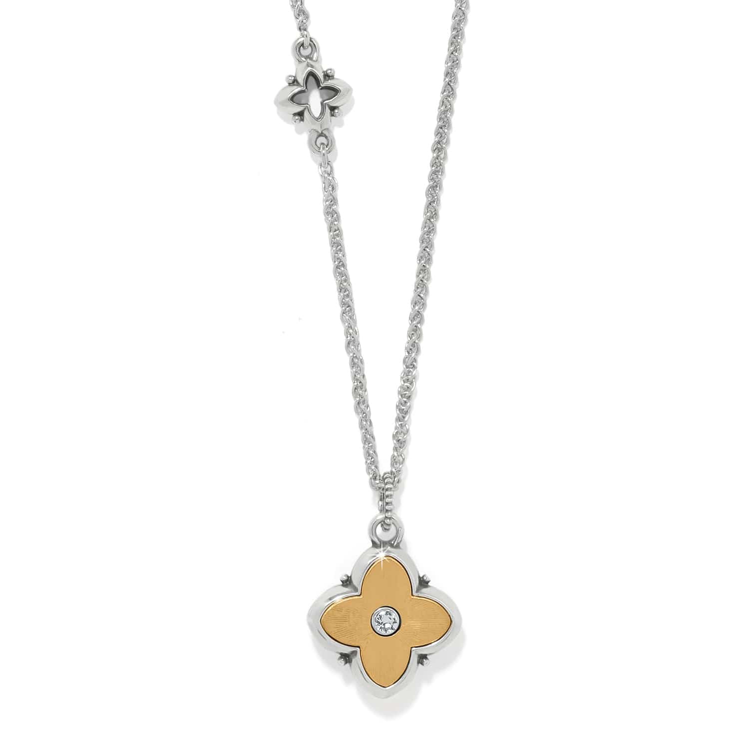Cathedral Reversible Short Necklace silver-gold 1