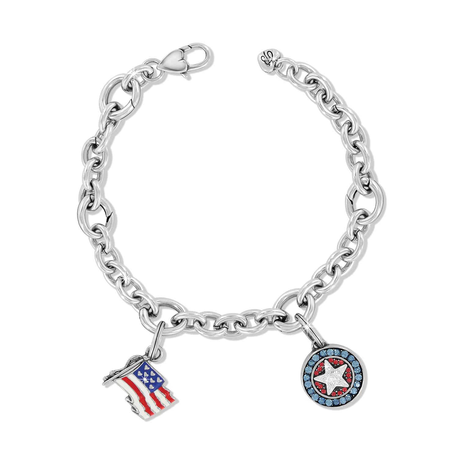 Celebrate America Charm Bracelet red-white-blue 1