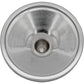 Brighton chrome dome-shaped metal component shown from the underside with central recessed hub on a white background