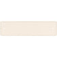 Brighton rectangular cream leather patch with stitched edge border and two side holes on a white background