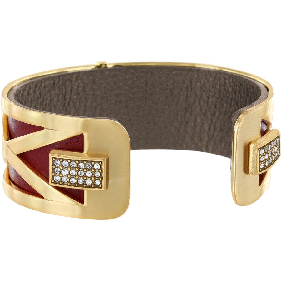 Christo Meridian Zenith Narrow Cuff Bracelet Set gold-lipstick 1