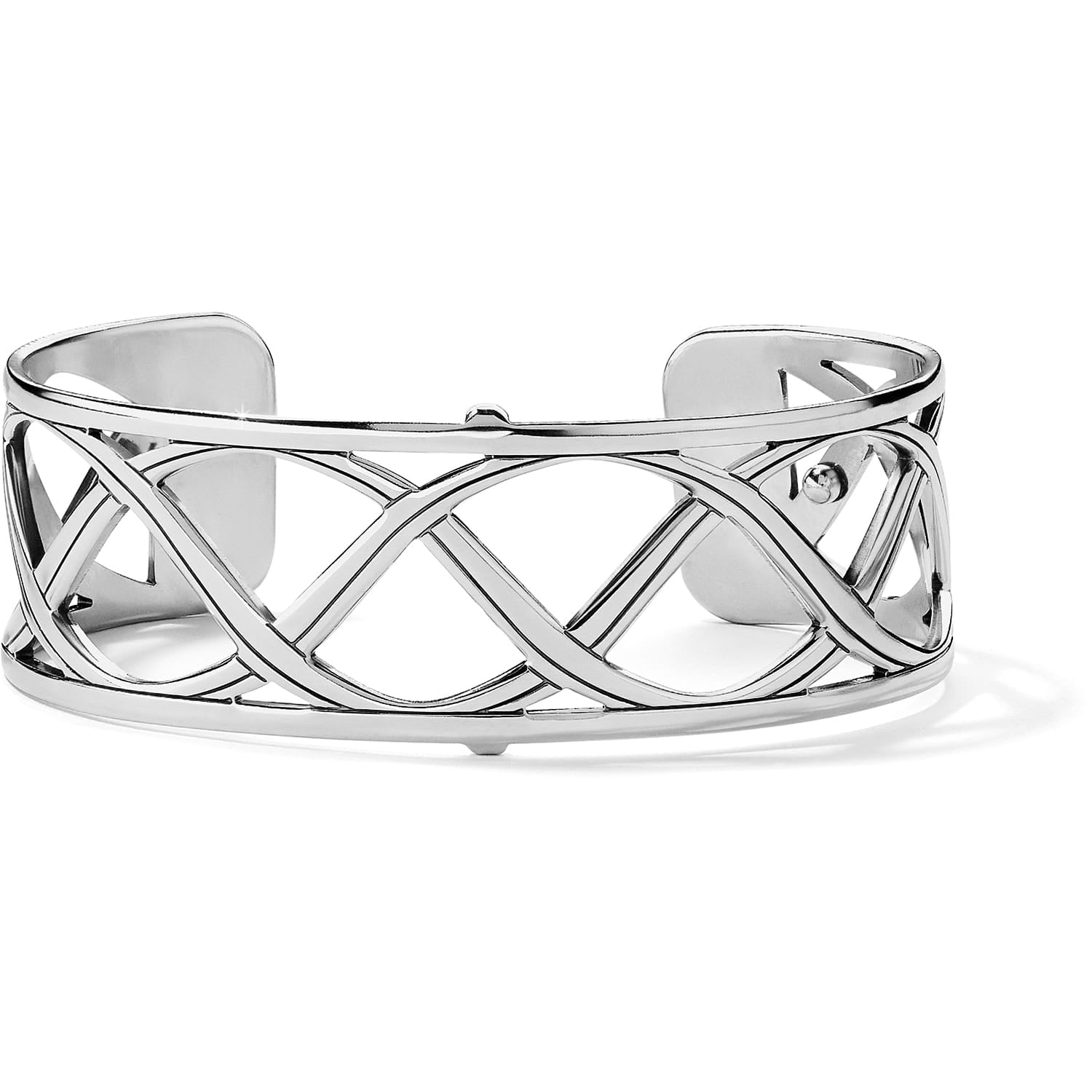 Christo Sydney Narrow Cuff Bracelet silver 1