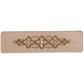 Brighton leather bracelet with bronze beaded medallion pattern and crystal accents on a white background