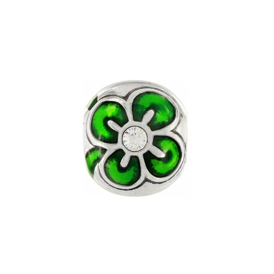 Clover Charm Bracelet silver-green 3
