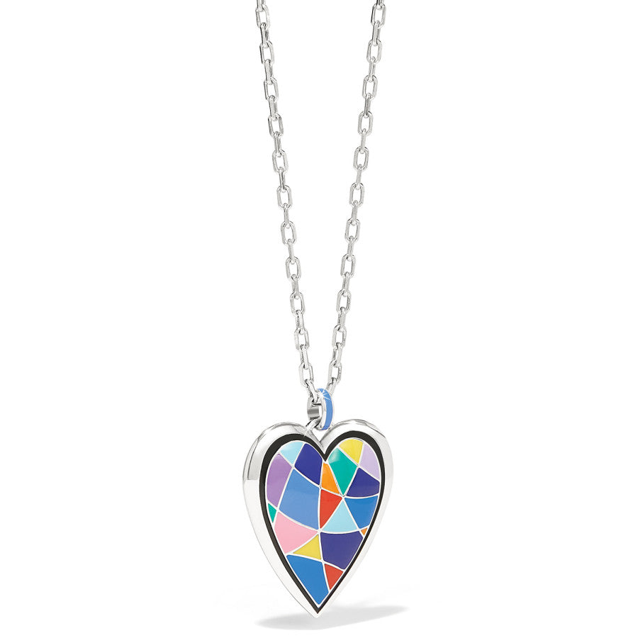 Colormix Heart Convertible Necklace silver-multi 1