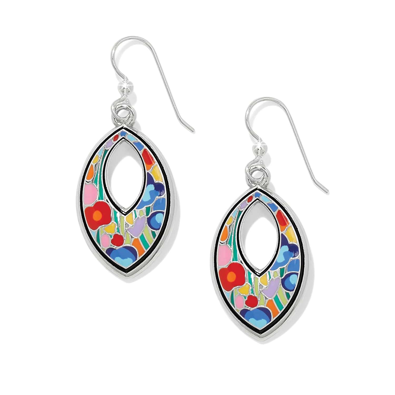 Colormix Meadow French Wire Earrings silver-multi 1