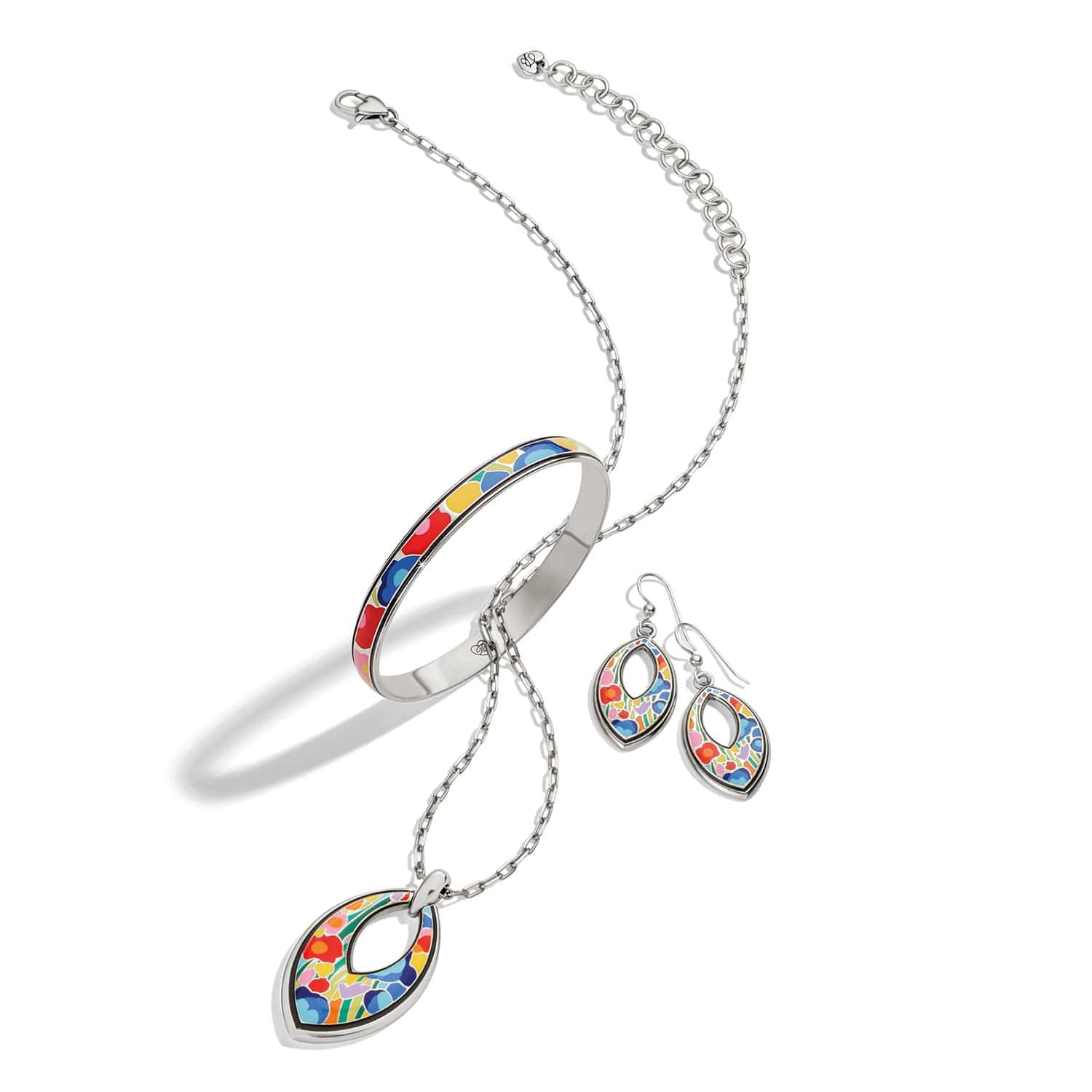 Colormix Meadow Necklace silver-multi 4