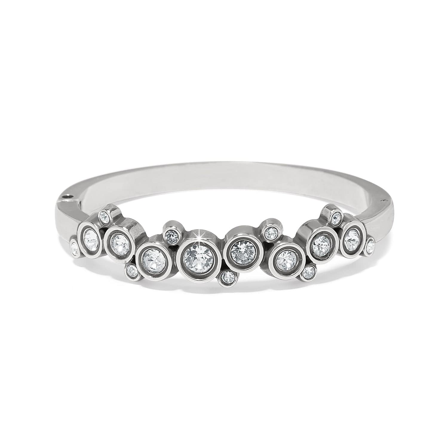 Constella Cluster Hinged Bangle silver 4