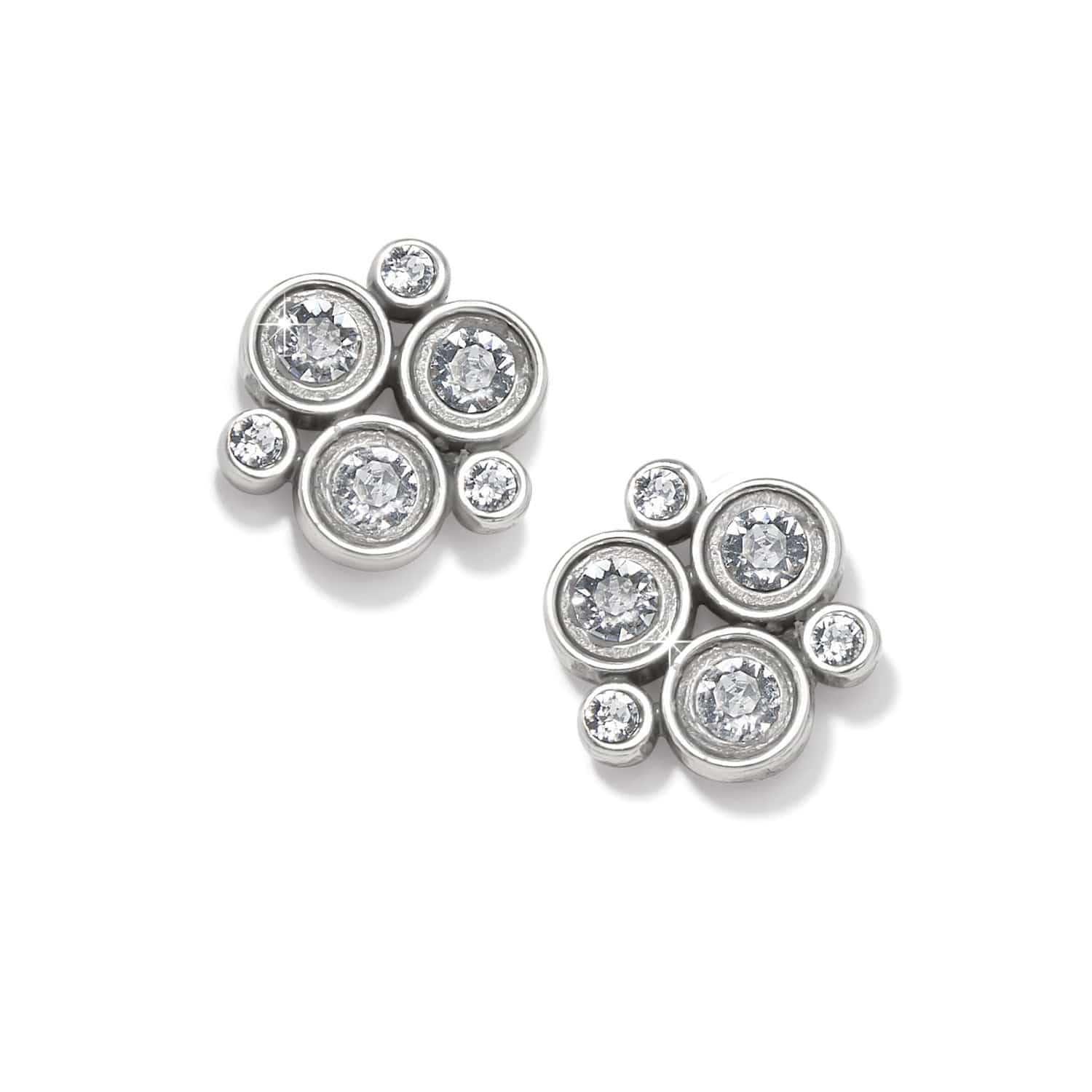 Constella Cluster Post Earrings silver 3