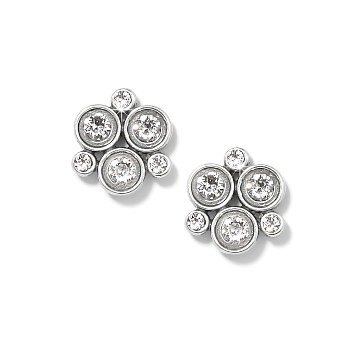 Constella Cluster Post Earrings silver 4