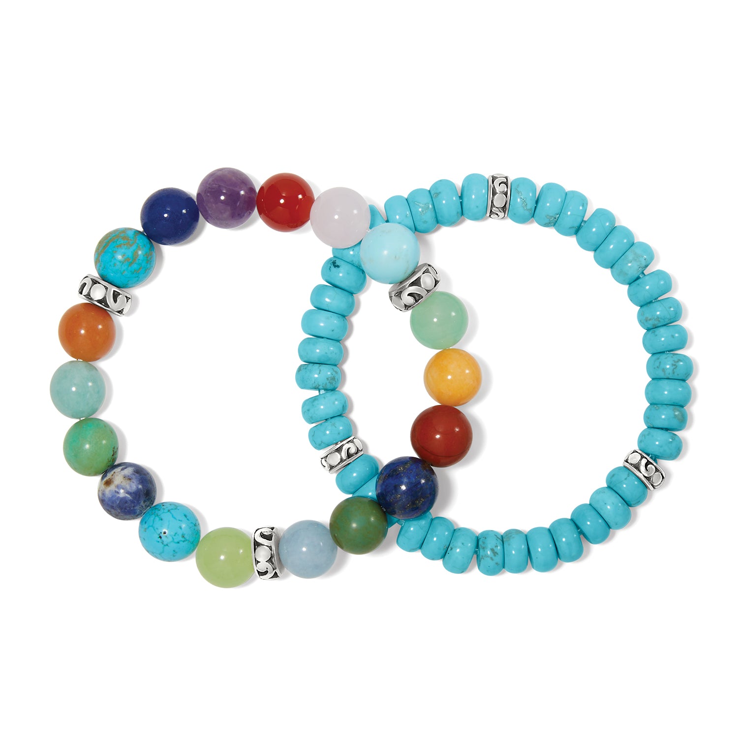 Contempo Confetti Stretch Bracelet silver-multi 3